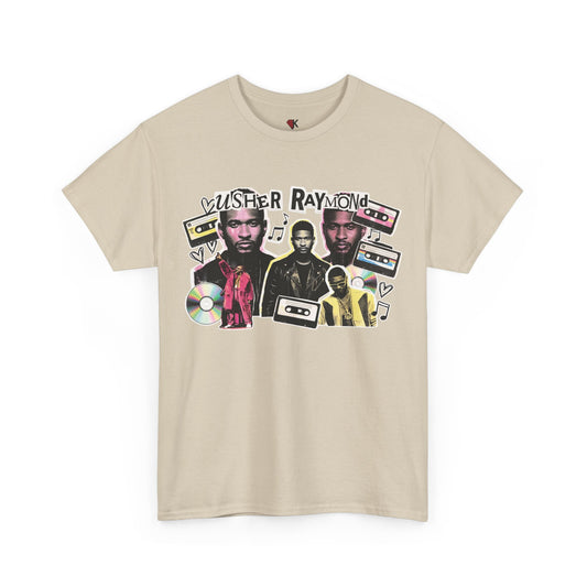 Usher Raymond Retro Collage Graphic Tee