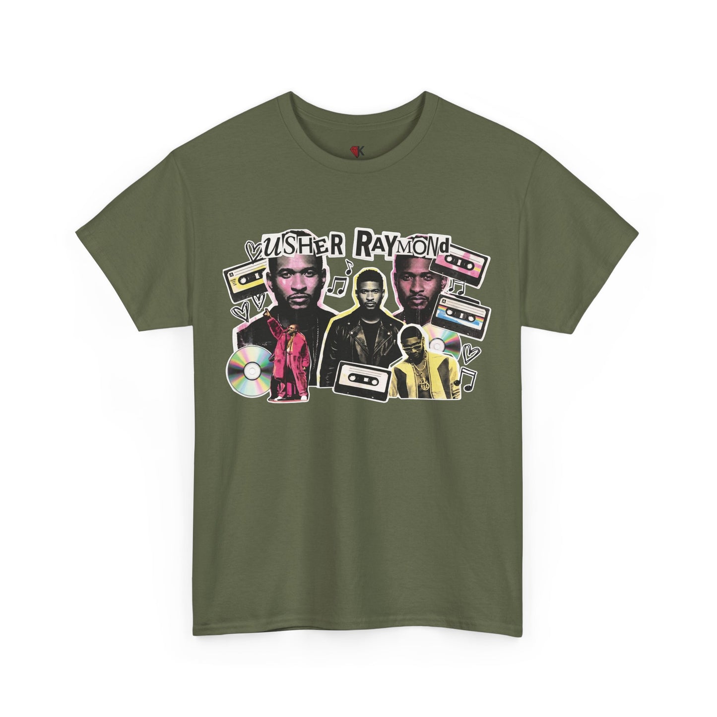 Usher Raymond Retro Collage Graphic Tee