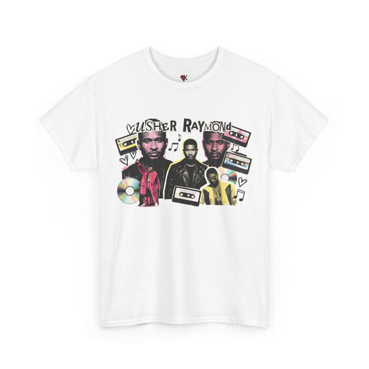 Usher Raymond Retro Collage Graphic Tee