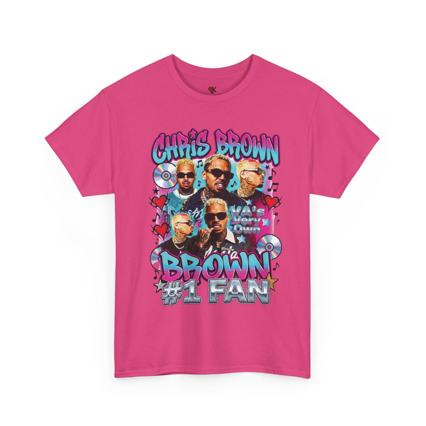 Chris Brown "#1 Fan" Custom Graphic Tee