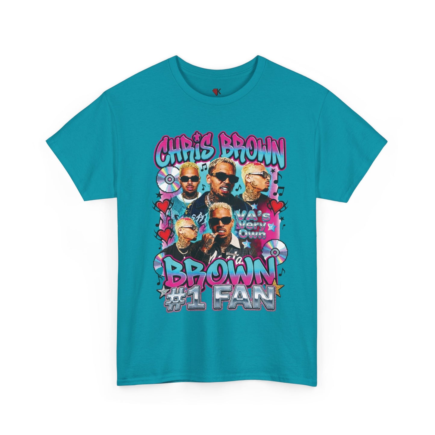 Chris Brown "#1 Fan" Custom Graphic Tee
