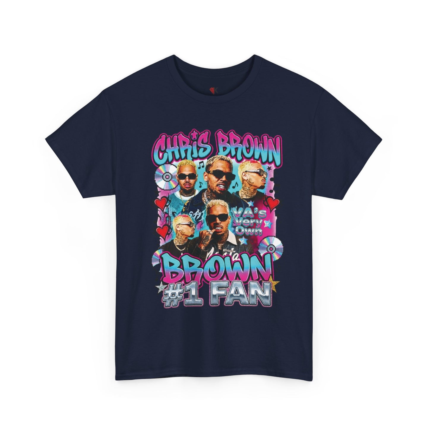 Chris Brown "#1 Fan" Custom Graphic Tee