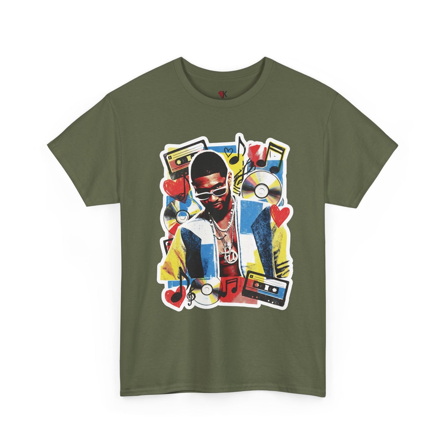 Usher "Abstract Vibes" Pop Art Graphic Tee