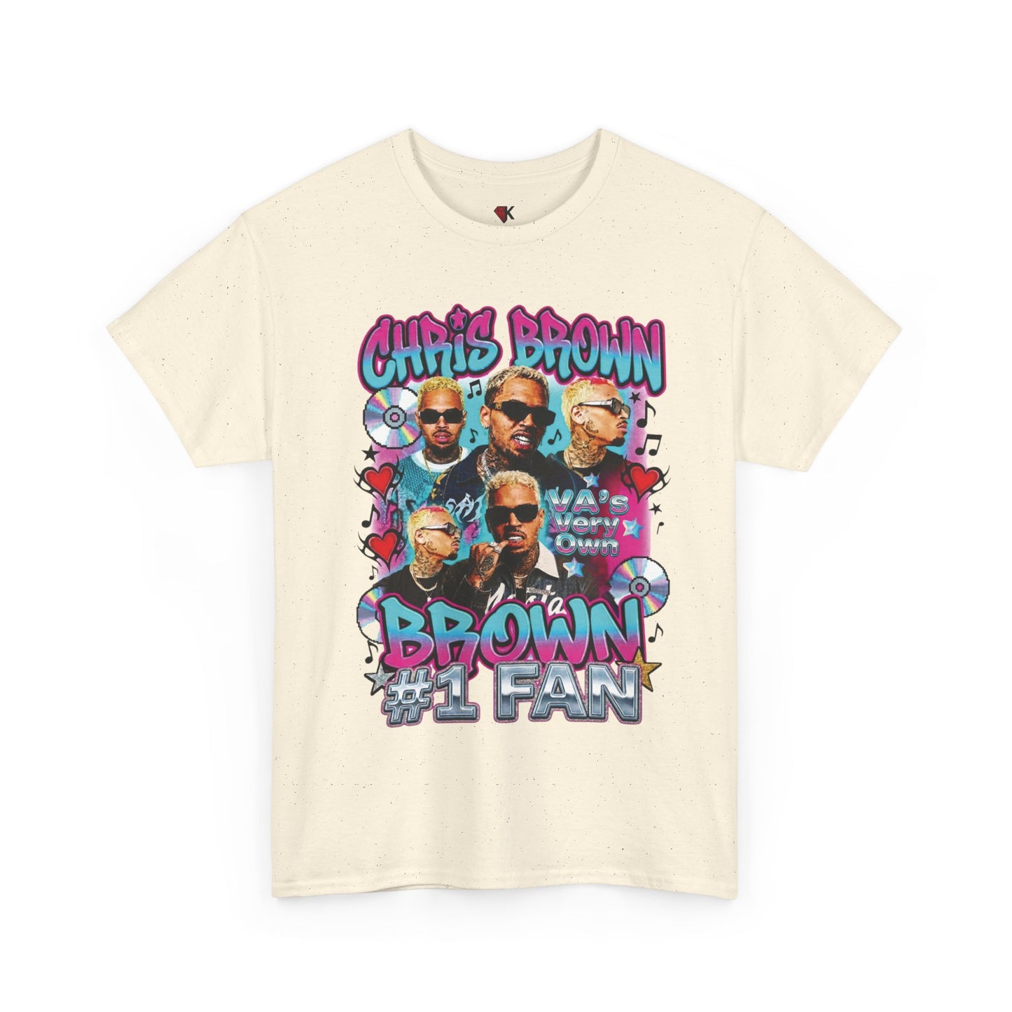 Chris Brown "#1 Fan" Custom Graphic Tee