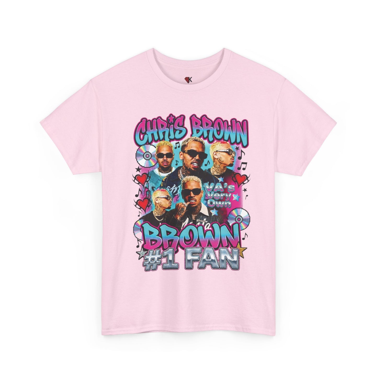 Chris Brown "#1 Fan" Custom Graphic Tee