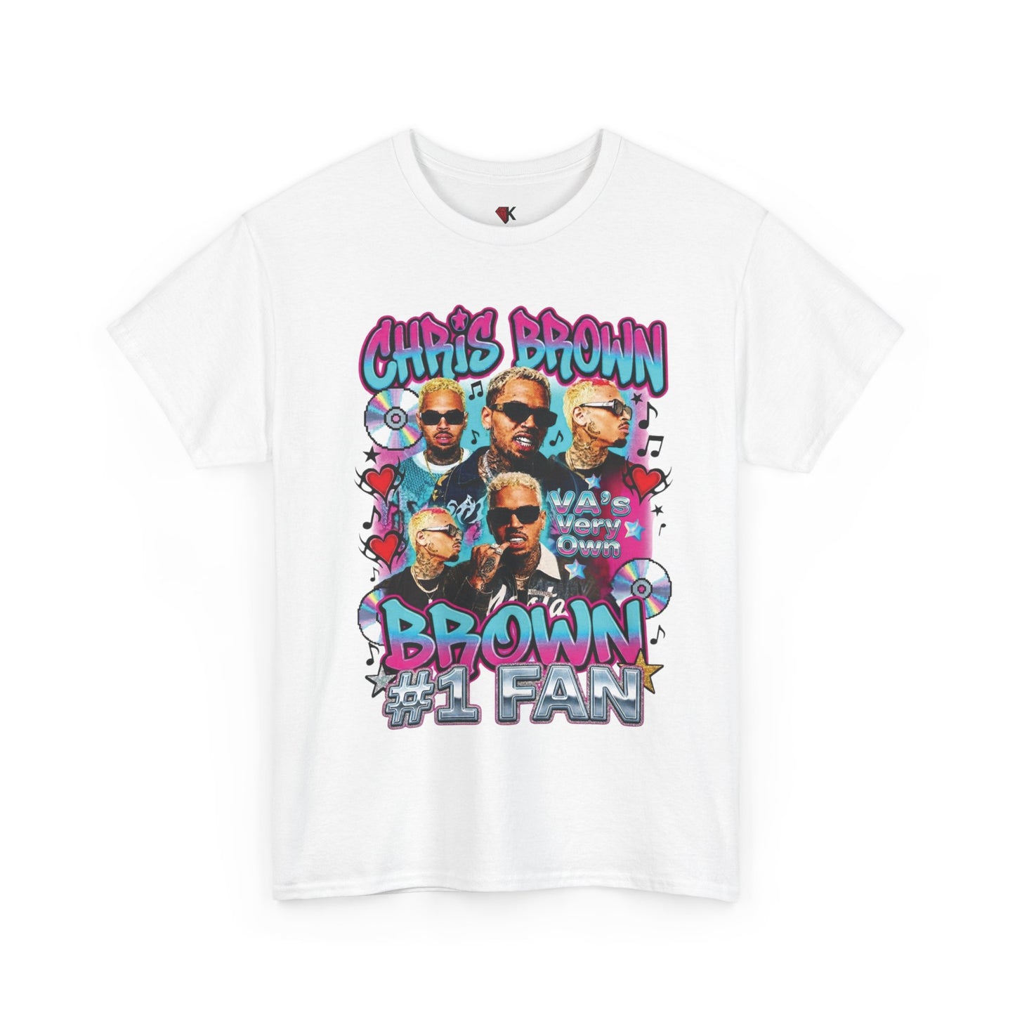 Chris Brown "#1 Fan" Custom Graphic Tee