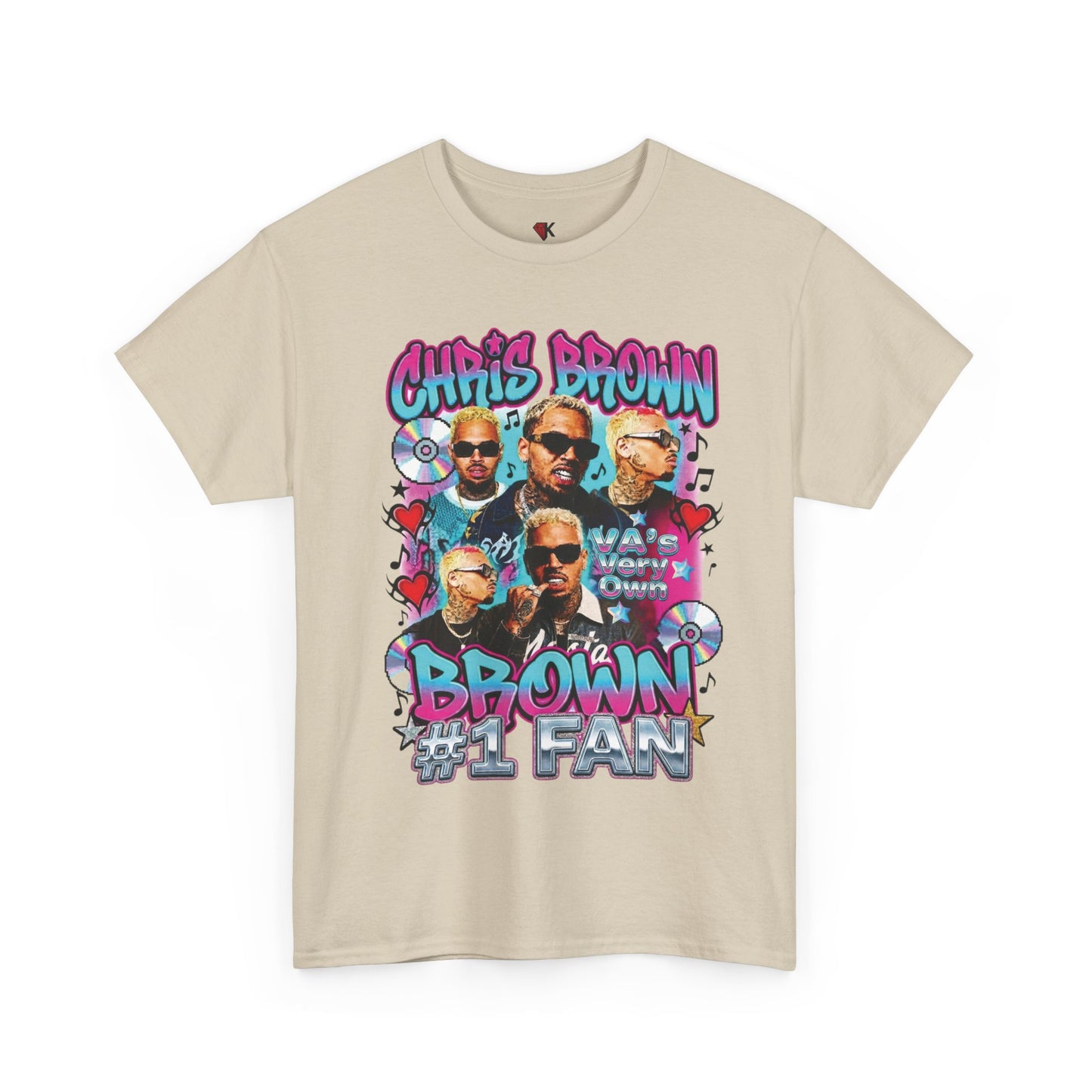 Chris Brown "#1 Fan" Custom Graphic Tee